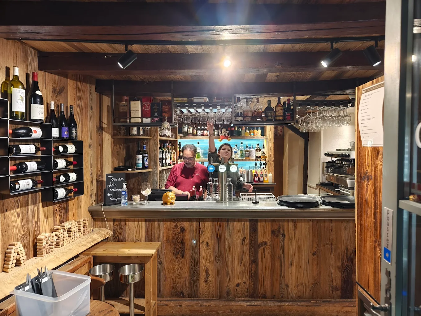 Le comptoir du Zinc à Raoul.